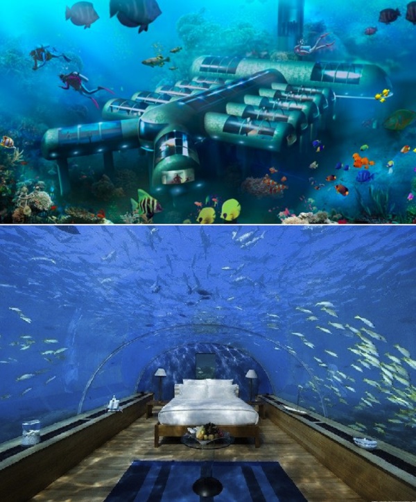 گشتی در میان شگفت انگیزترین هتل های زیر آبی دنیا